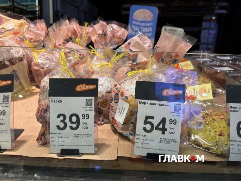 Великдень-2026: у супермаркетах Києва з&rsquo;явилися перші паски (ціни та фото)