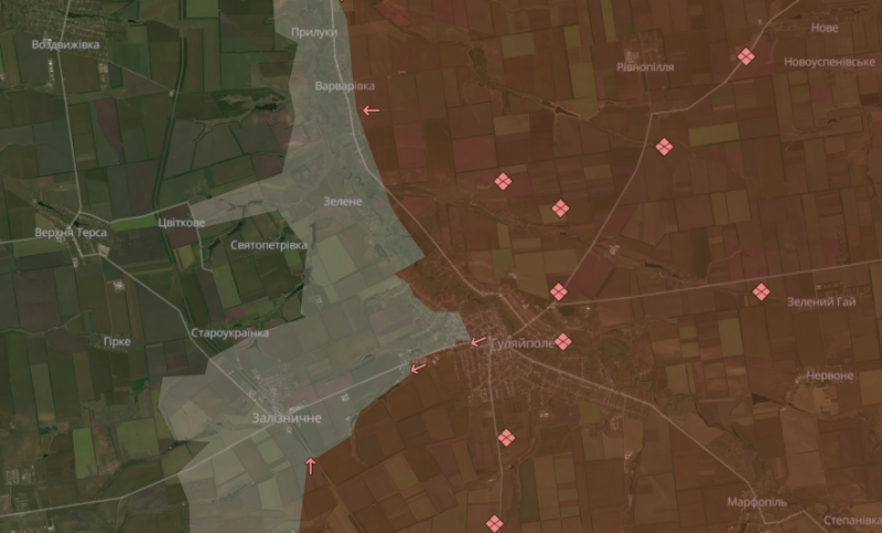 Ворог має нові просування у Запорізькій області, &ndash; DeepState