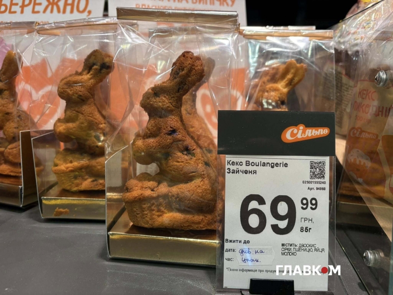 Великдень-2026: у супермаркетах Києва з&rsquo;явилися перші паски (ціни та фото)