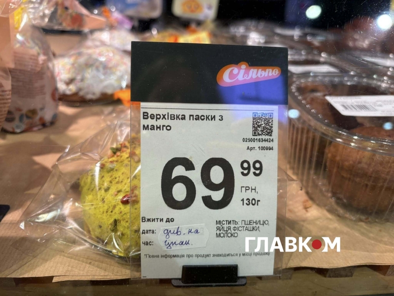 Великдень-2026: у супермаркетах Києва з&rsquo;явилися перші паски (ціни та фото)