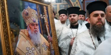 Прощання з Патріархом. Фоторепортаж із заупокійної літії у Михайлівському соборі