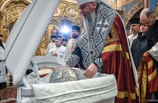 Прощання з Патріархом. Фоторепортаж із заупокійної літії у Михайлівському соборі