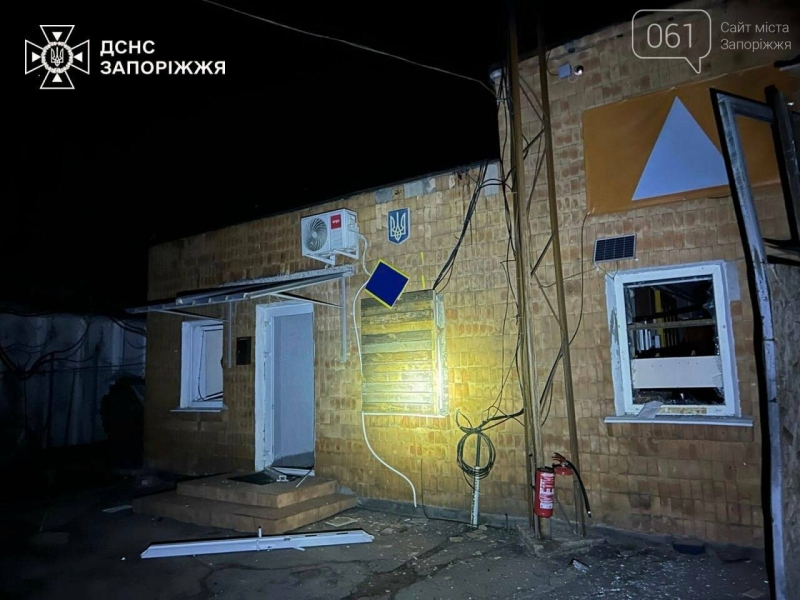 На Запоріжжі росіяни обстріляли пожежнo-рятувальний підрозділ