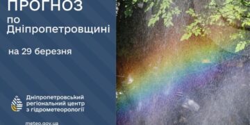Погода у Придніпров’ї 29 березня