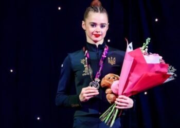 Українська грація Онофрійчук зробила золотий хет-трик на етапі Гран-прі