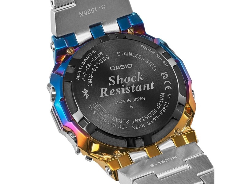 Класичний монохром і райдужний градієнт: Casio випустила суцільнометалевий годинник серії G-Shock з оновленим дизайном