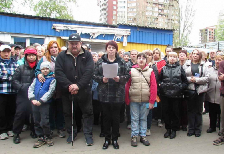 У Донецьку знищують легендарний ринок &laquo;Аквілон&raquo;: підприємці просять Бастрикіна про &laquo;захист права на труд&raquo;, - ВІДЕО