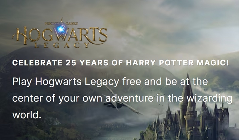 EGS дарує Hogwarts Legacy &mdash; у вас всього три дні, щоб забрати популярну гру