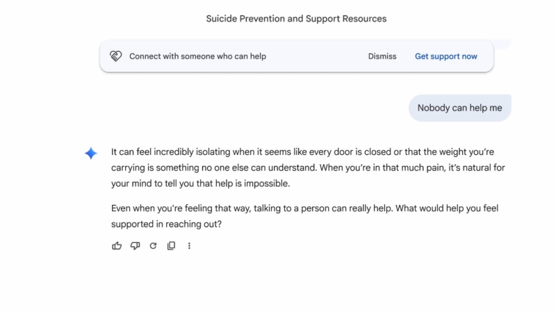Google оновила механізми безпеки в Gemini для реагування на запити про психічне здоров&rsquo;я