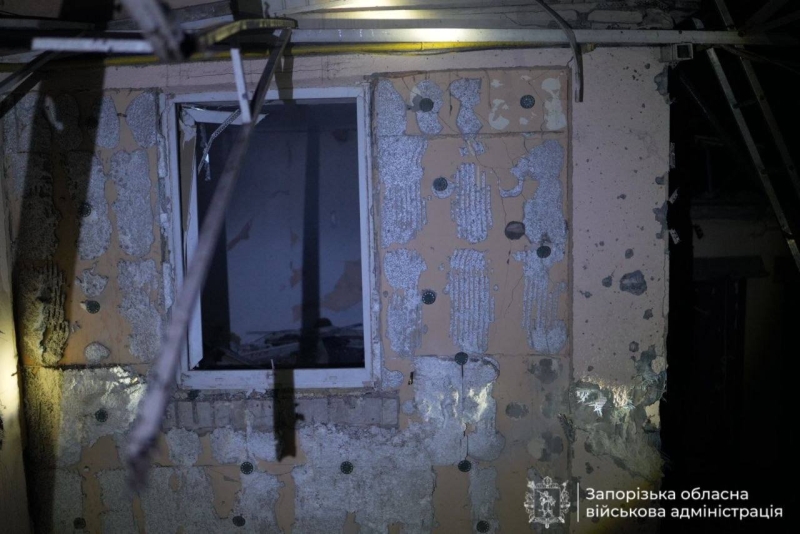 У Запоріжжі внаслідок атаки дронів поранено чоловіка