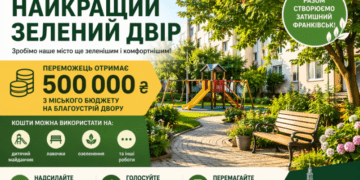 У Франківську оберуть найкращий зелений двір і дадуть 500 тисяч гривень