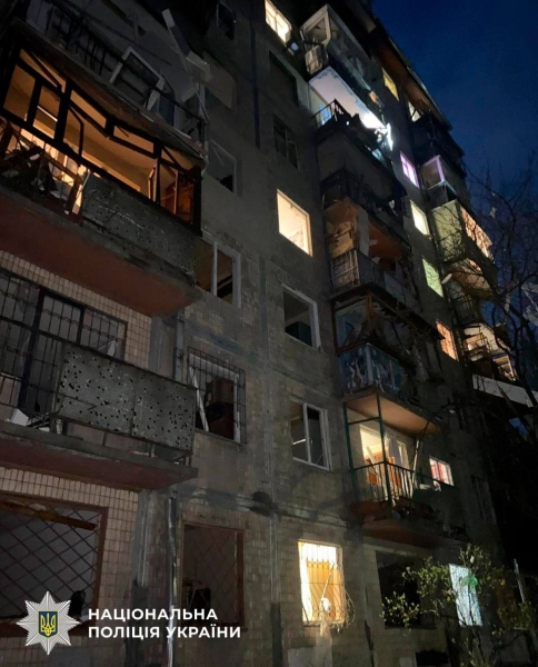 Обстріл столиці 16 квітня: поліція оприлюднила кадри з місць влучань