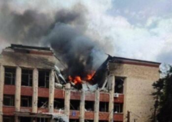 Удар по Марківці: дрони атакували окупаційну адміністрацію на Луганщині під час наради, – ФОТО, ВІДЕО