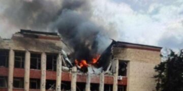 Удар по Марківці: дрони атакували окупаційну адміністрацію на Луганщині під час наради, – ФОТО, ВІДЕО