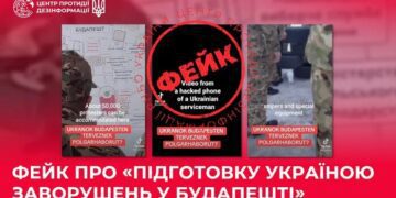 Фейк про “підготовку Україною заворушень у Будапешті”