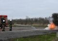 У Хмельницькому відбулися спільні пожежні навчання нацгвардійців і рятувальників