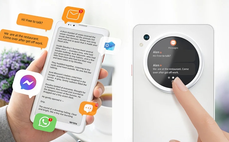 Bigme HiBreak Dual: перший на ринку гібрид рідера і смартфона з LCD і E-ink екранами