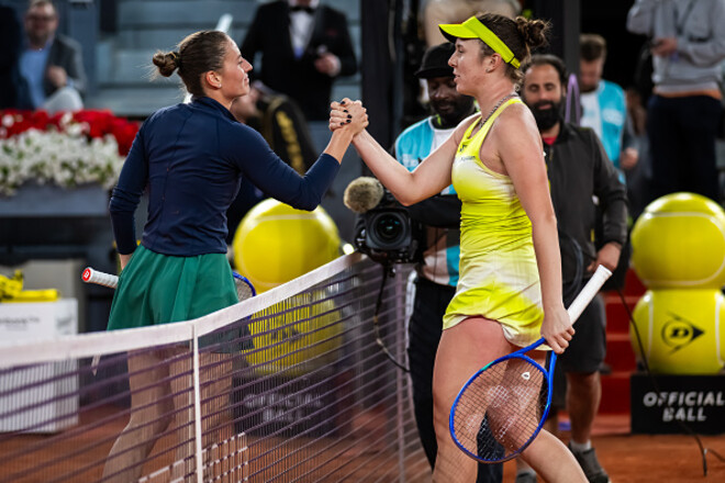 Марта Костюк &ndash; Лінда Носкова. Бублик у чвертьфіналі Мадрида. Відеоогляд