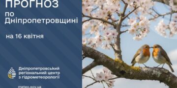 Погода у Січеславщині 16 квітня