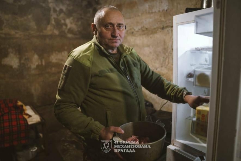 "Ситий боєць - сильний боєць": історія кухаря з 41-ї бригади, - ФОТО