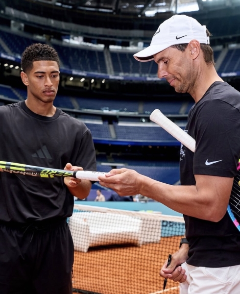 ВІДЕО. Надаль, Сіннер, Беллінгем і Куртуа зіграли в теніс на Бернабеу