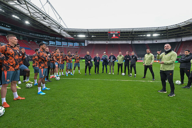 ВІДЕО. Шахтар провів передматчеве тренування перед грою з АЗ Алкмар