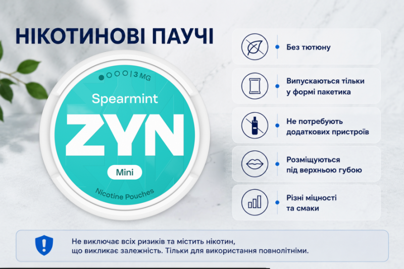 Білі подушечки без тютюну: що таке нікотинові паучі