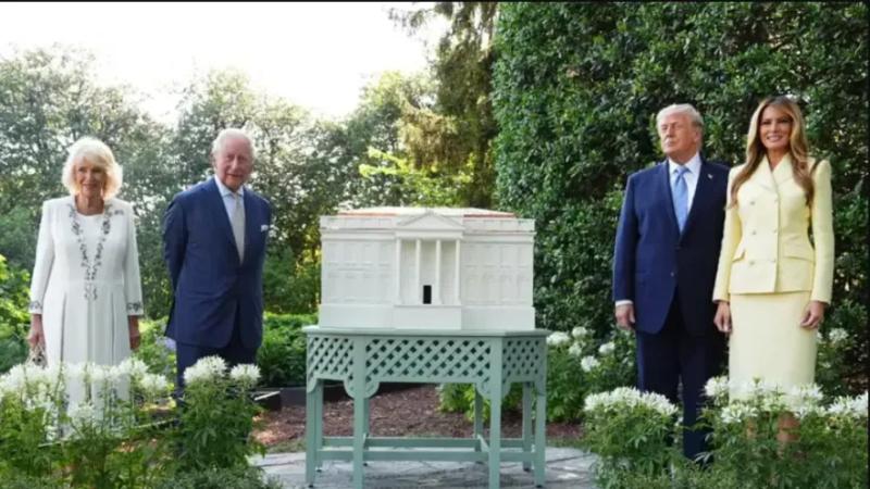 Король Чарльз прибув до США з 4-денним візитом та зустрівся з Трампом