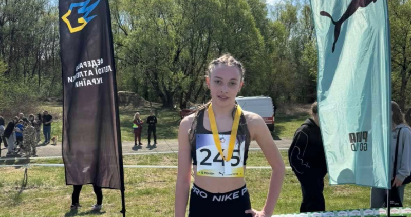 Школярка з Франківська виборола кілька нагород у легкоатлетичних змаганнях (ФОТО)
