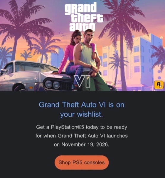 «Переходьте на PlayStation 5 заради GTA VI»: Sony агітує користувачів PS4 на покупку сучасної консолі