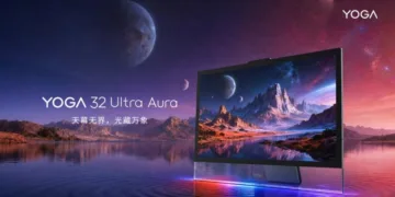 Lenovo представила преміальний моноблок Yoga 32 Ultra Aura — OLED‑панель, 165 Гц і найвища продуктивність
