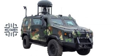 Бронемашини «Козак-5» оснастили комплексом радіорозвідки «Каскад» (ФОТО)