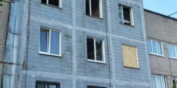 Ворог пошкодив будівлю “Запоріжжяобленерго”