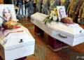 Київ попрощався з доньками полеглого захисника, яких вбила російська ракета 14 травня (фото)