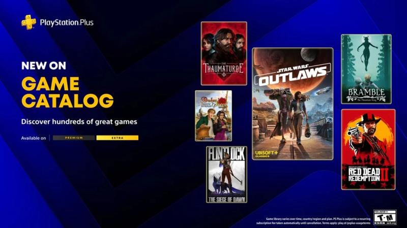 Наступного тижня каталог PS Plus Extra та Premium поповниться сімома іграми, включаючи Star Wars Outlaws і RDR II