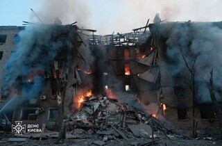 Масована атака на Київ: один загиблий, 21 постраждалий