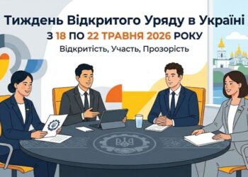 Наша Дошка важливих оголошень: з 18 травня і по 22-ге, отож п»ять днів, в Україні відбуватиметься Тиждень Відкритого Уряду