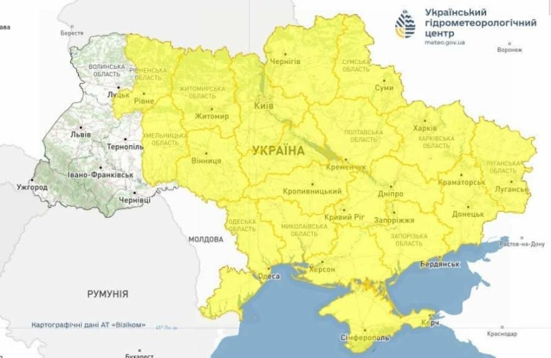 Штормове попередження на Миколаївщині: синоптики прогнозують грози, град та шквали, - ФОТО