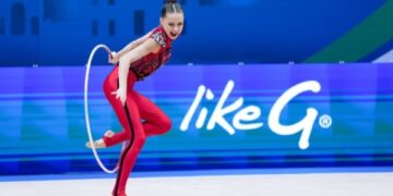 Українська гімнастка Онофрійчук виграла «золото» у вправах з обручем на Європейському кубку