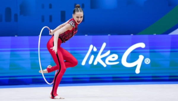 Українська гімнастка Онофрійчук виграла &laquo;золото&raquo; у вправах з обручем на Європейському кубку