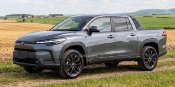 Опубліковано незалежні рендери пікапа на базі Toyota Corolla Cross