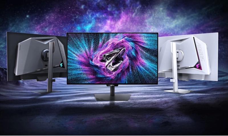 GIGABYTE презентувала флагманську серію моніторів AORUS ELITE з 27&rdquo; трирежимною Mini LED-моделлю і чотирма OLED-дисплеями