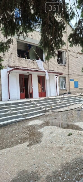 Волонтери &laquo;Червоного Хреста&raquo; показали, як виглядає будинок культури у Вільнянську після атаки БпЛА