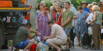 Чиновники РФ визнали, що окупована Донеччина приречена на гуманітарну катастрофу з водою