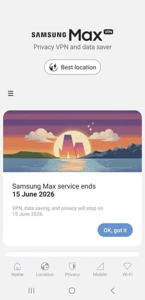 Samsung Max іде на спокій: 50 мільйонів користувачів залишилися без «стискача» трафіку
