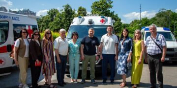 Ще чотири громади Одещини отримали нові автомобілі для мобільних медичних бригад