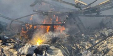 Росіяни атакували поштовий терміналу передмісті Харкова