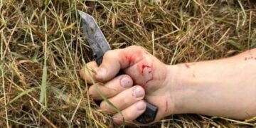 У Запоріжжі чоловік з ножем напав на поліцейських, правоохоронці застосували зброю