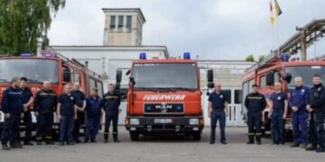 Німецькі партнери передали Одесі новий пожежно-рятувальний автомобіль