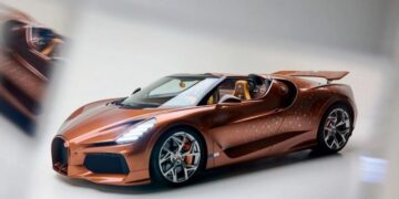 Ексклюзивний Bugatti W16 Mistral перетворили на витвір мистецтва (ФОТО)